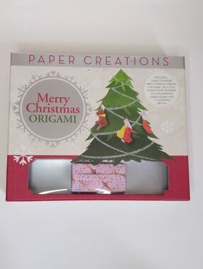 Paper Creations Merry Christmas Origami Kit - New In Box